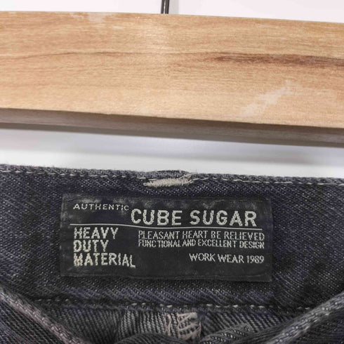 キューブシュガー CUBE SUGAR デニム ジャージリメイク パンツ レディース JPN:M